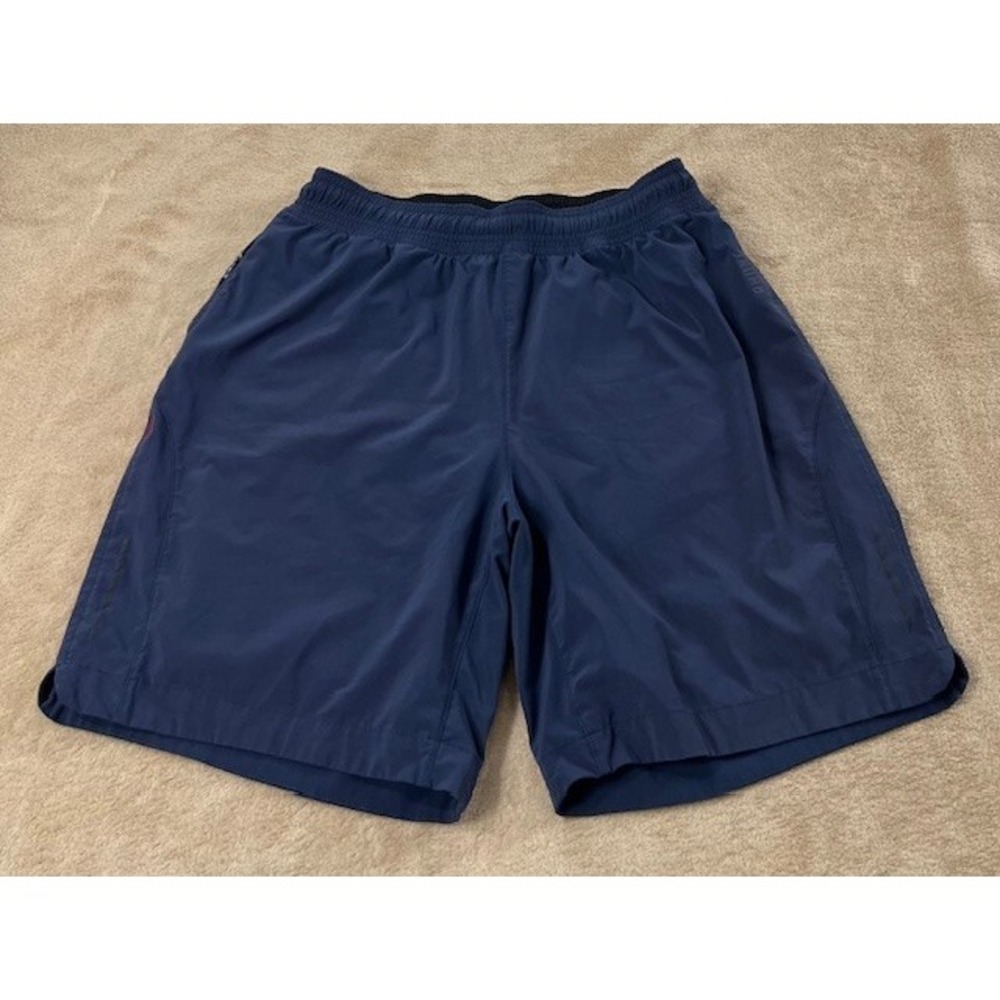 Rhone Shorts Men's S‎ Blue 7" Lined outdoors Athletic athleisure Preppy zip flaw